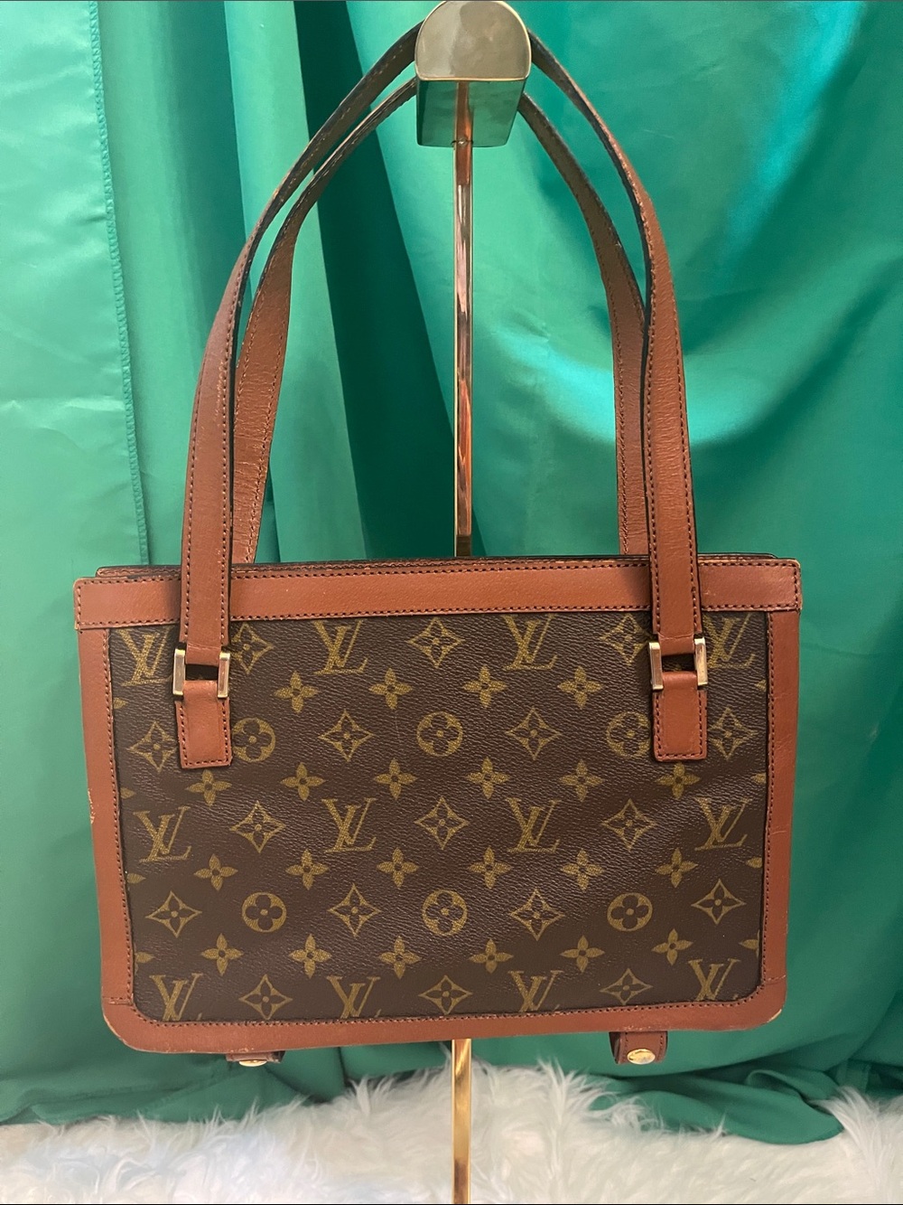 Vintage 70s Louis Vuitton Monogram Sac Bavolet Tote - EXCELLENT Interior!
